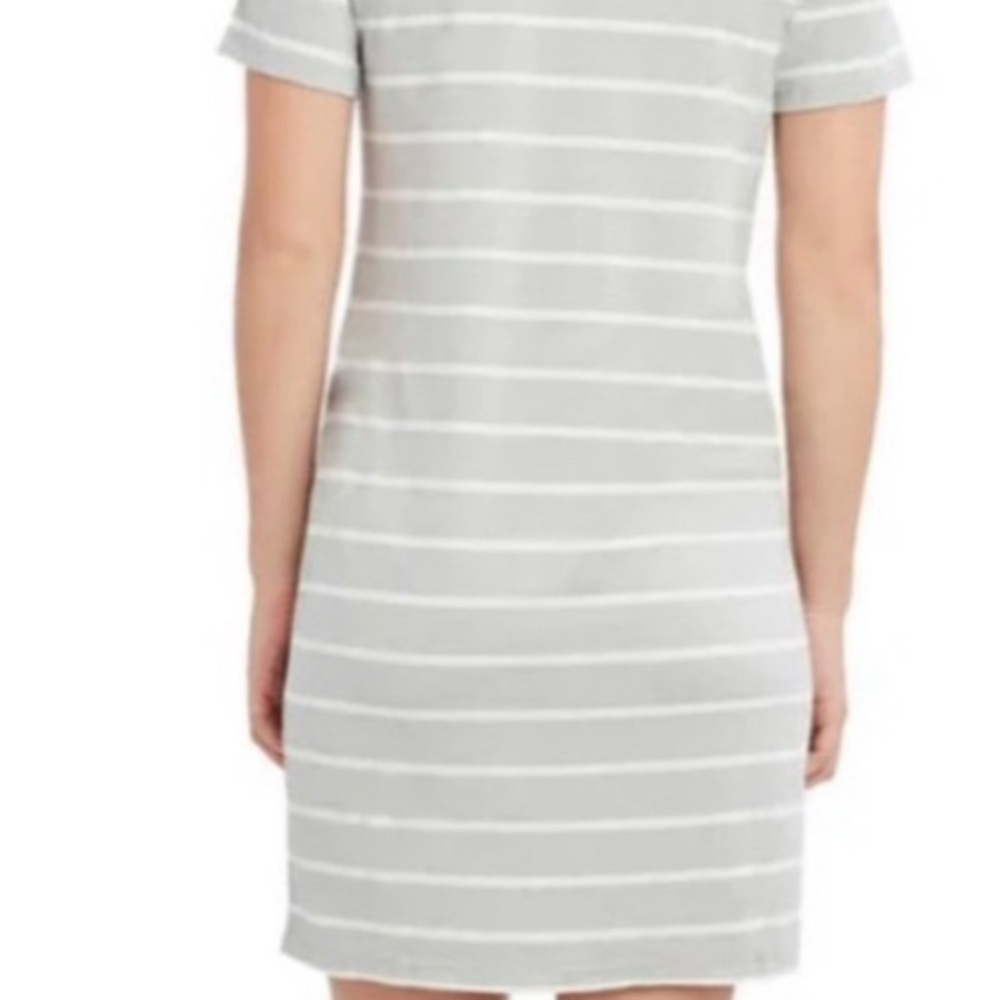 BCBGeneration T Shirt Dress XS (Size 0-2) Gray/White - Picture 2 of 3